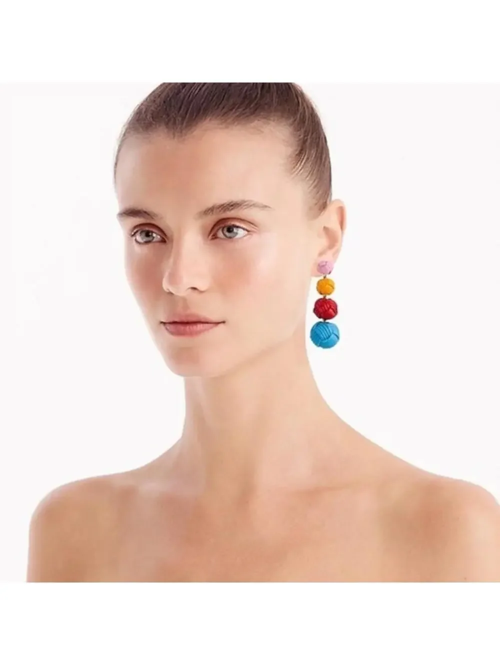 J.Crew Love Knot Drop Earrings